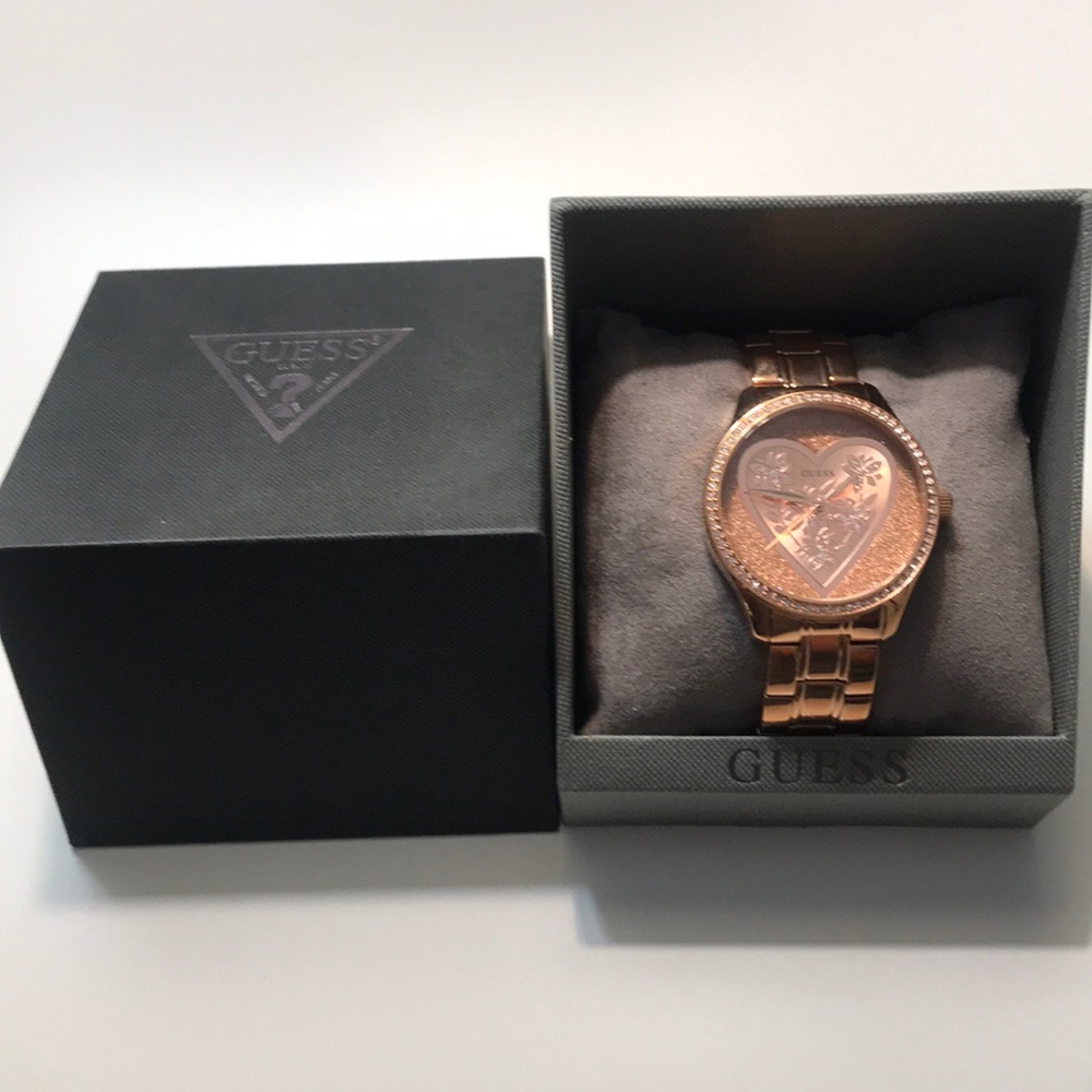 NWT Rose Gold Guess Watch
